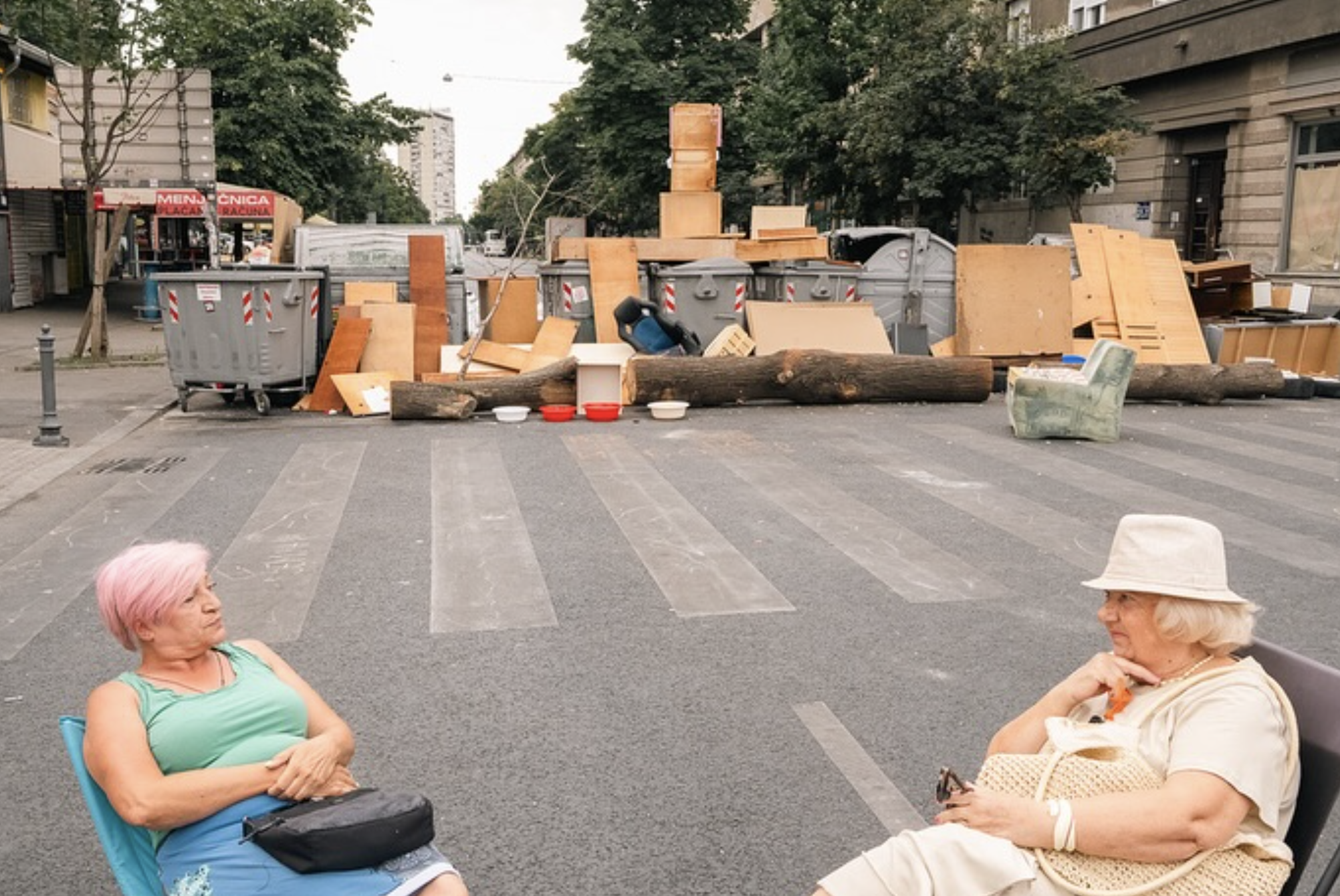 “Terrorists“ and “Criminals“ protesting in Serbia. Scaring!
