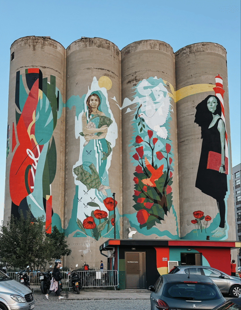 Mural in Belgrade, Serbia, September 2025.