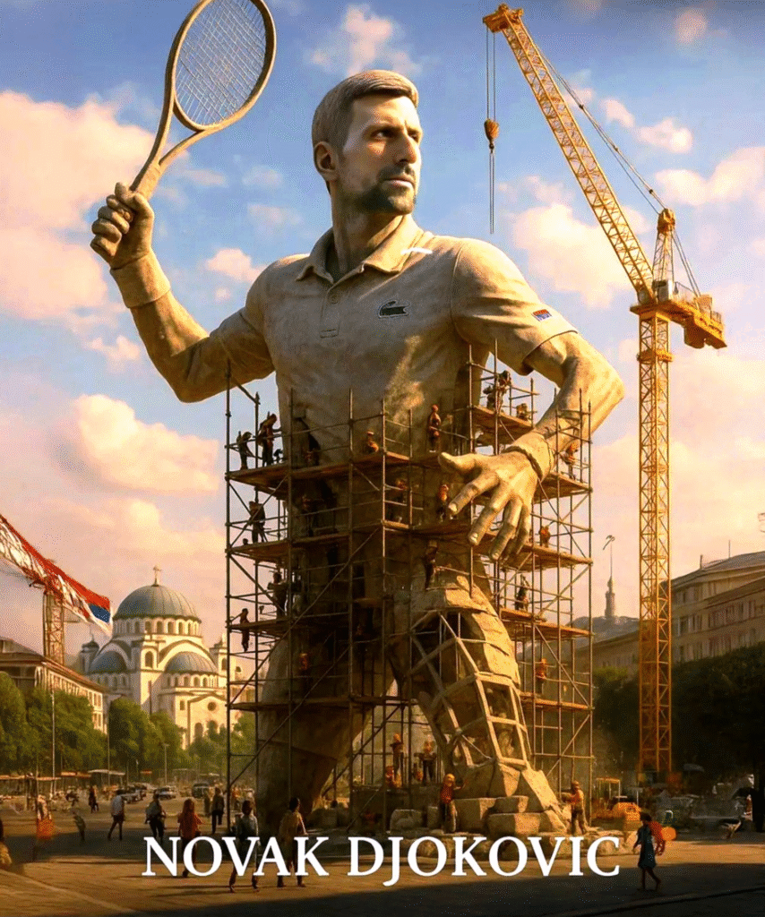 Built in Belgrade, Serbia - Novak Djokovic