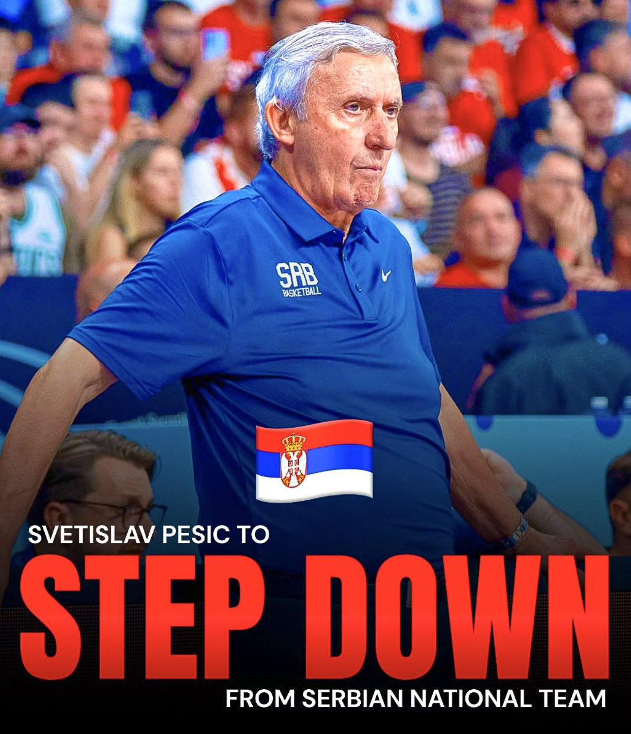 Svetislav Pešić is leaving Serbia’s basketball national team