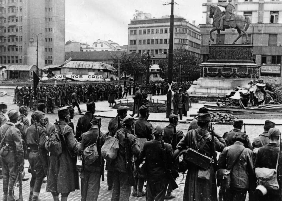 On October 20, 1944, Russian and Serbian troops liberated Belgrade from Nazism