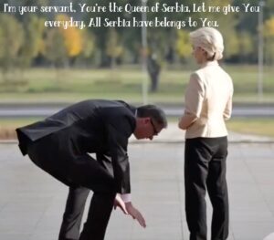 Unofficial photo, official traitor, Serbian President, Aleksandar Vučić